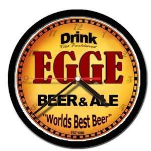  EGGE beer and ale cerveza wall clock 