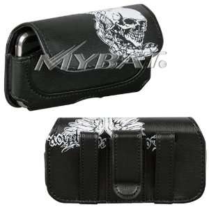 Ipod Touch, Touch (2nd Generation) Horizontal Pouch (Skull Wing Roller 
