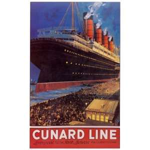 Cunard Line Poster Print
