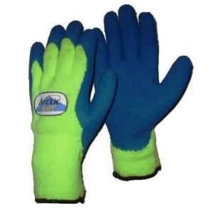 Latex Rubber Palm Insulated Winter Thermal Work Gloves Size Medium 1 