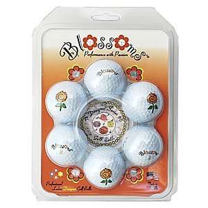 Blossoms Designer Series 80 Ladies Golf Balls   Sunflower  