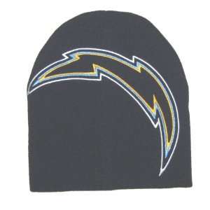  San Diego Chargers NFL Team Apparel Large Logo Knit Beanie 