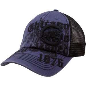 Chicago Cubs 47 Brand Motto Mesh Back Flex Hat