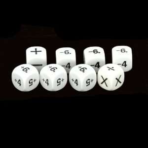  Tube of 8 Math Set (1) Dice Toys & Games