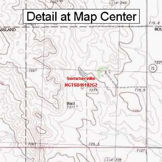  USGS Topographic Quadrangle Map   Sommerville, South 