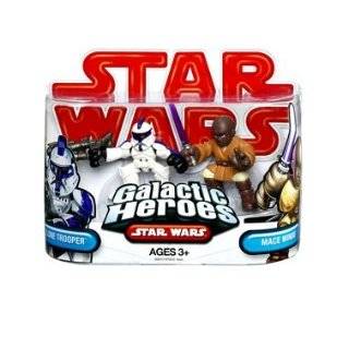 Star Wars 2009 Galactic Heroes 2 Pack Assault Battalion Clone Trooper 