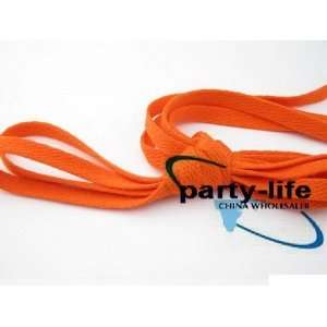 orange flat shoe lace shoelace strings for sneakers 200pairs/lot whole