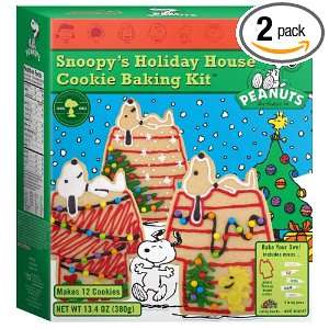 Brand Castle Snoopys Holiday House Cookie Baking Kit, 13.4 Ounce 