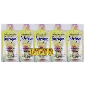   Designer Skin Intrigue Lot of 5 Sample Packets Tanning Lotion Beauty