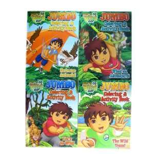  Go Diego Go Coloring Book Set   Diego Jumbo Coloring 