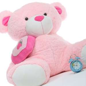   Pie Big Love Pink Huggable Life Size Teddy Bear 56in Toys & Games