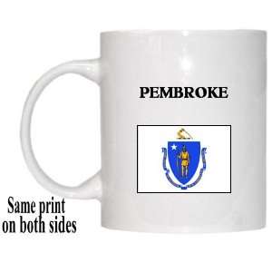  US State Flag   PEMBROKE, Massachusetts (MA) Mug 