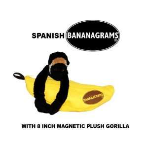   Bananagrams Word Game with 8 Magnetic Plush Gorilla Toys & Games