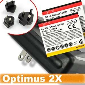   Wall Main Adapter Adaptor FOR LG Optimus 2X Cell Phones & Accessories