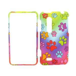  LG THRILL 4G P925 RAINBOW PAWS COVER CASE Hard Case/Cover 