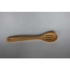  12 Heavy Wooden Slotted Spoon Case Pack 72 Kitchen 