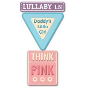  Sticko Phrase Cafe Metal Sign Stickers Baby Girl