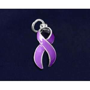  Purple Ribbon Charm   Large (RETAIL) Arts, Crafts 