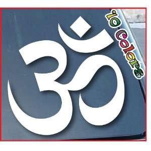  OM Hindu Symbol Car Window Vinyl Decal Sticker 7 Wide 