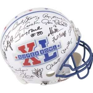 Super Bowl XL Autographed Pro Line Helmet  Details 36 MVP Signatures 