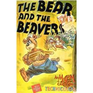 The Bear and the Beavers Movie Poster (11 x 17 Inches 