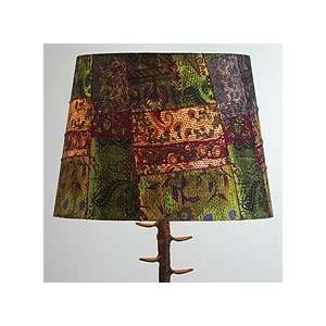  Purple & Turquoise Patchwork Table Lamp Shade Baby