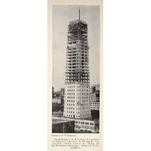  1928 Print Foshay Tower Building Minneapolis Skyscraper 