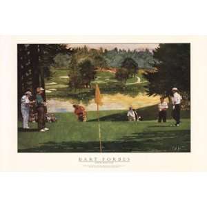 Bart Forbes Ninth Holer Par 36.00 x 24.00 Poster Print