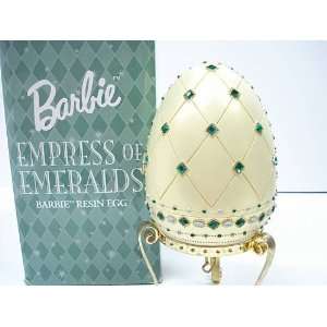    Barbie Empress Of Emeralds Musical Resin Egg by Avon Toys & Games