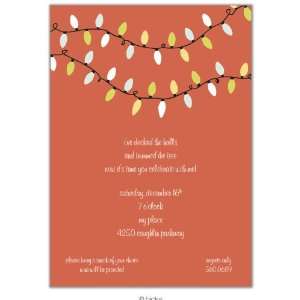  RED TANGLE HOLIDAY PARTY INVITATIONS Health & Personal 