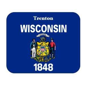    US State Flag   Trenton, Wisconsin (WI) Mouse Pad 