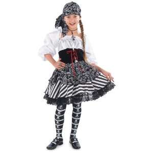 Pirate Girl Child Costume Med 