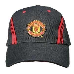  Manchester United Premier League Soccer Lines Hat   Black 