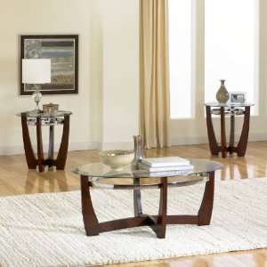 Apollo Cocktail Table In Dark Brown Finish by Standard Furniture 