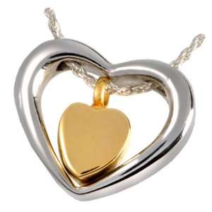  Pet Cremation Jewelry Stainless Steel Heart of Gold