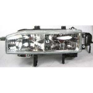 90 91 HONDA ACCORD HEADLIGHT LH (DRIVER SIDE), Without Corner Lamp 
