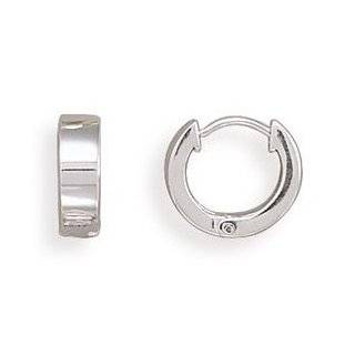  Huggie Earrings for men and women, Round Shape, 1/2 tall Jewelry