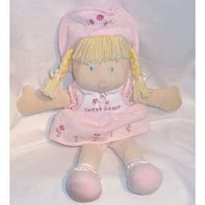  Carters Plush Sweetheart Baby Doll Blonde Pink 