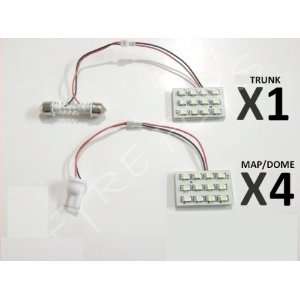  White 5 Lights LED Interior Package 60 LEDs Total Scion tC 