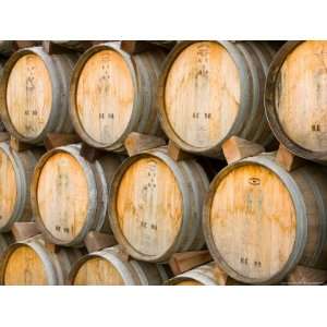 Oak Barrels in Winery, Sonoma Valley, California, USA Photographic 