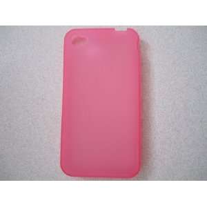  iPhone 4 4g TPU Glow in the Dark Pink Hard Flexible 