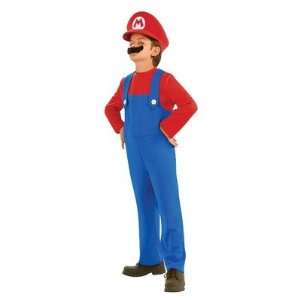  Super Mario Bros Deluxe Mario Costume Child Medium Size 8 