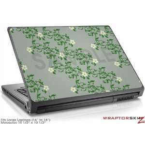   Laptop Skin   Victorian Design Green by WraptorSkinz 