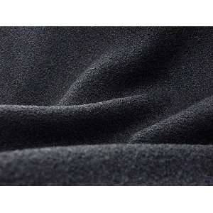 VF116 48 Pine Valley Boucle   Textured Black Wool Blend Suiting 