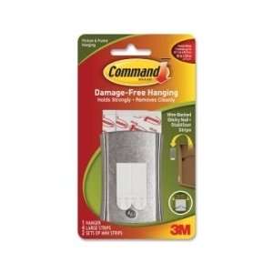  Command Sticky Nail Wire Back Hanger   Silver   MMM17048 