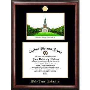  Wake Forest University Gold Embossed Diploma Frame with 