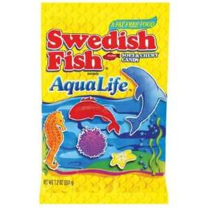 Swedish Fish Aqualife Soft & Chewy Candy, 7.2 oz, 12 ct (Quantity of 2 