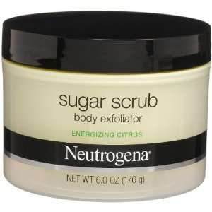  Neutrogena Sugar Scrub Body Exfoliator, Energizing Citrus 