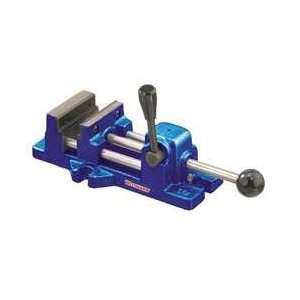 Westward 10D751 Drill Press Vise, Stationary, 4 In  