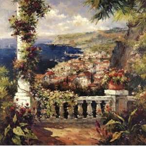 View From The Terrace by Peter Bell 35x35  Kitchen 